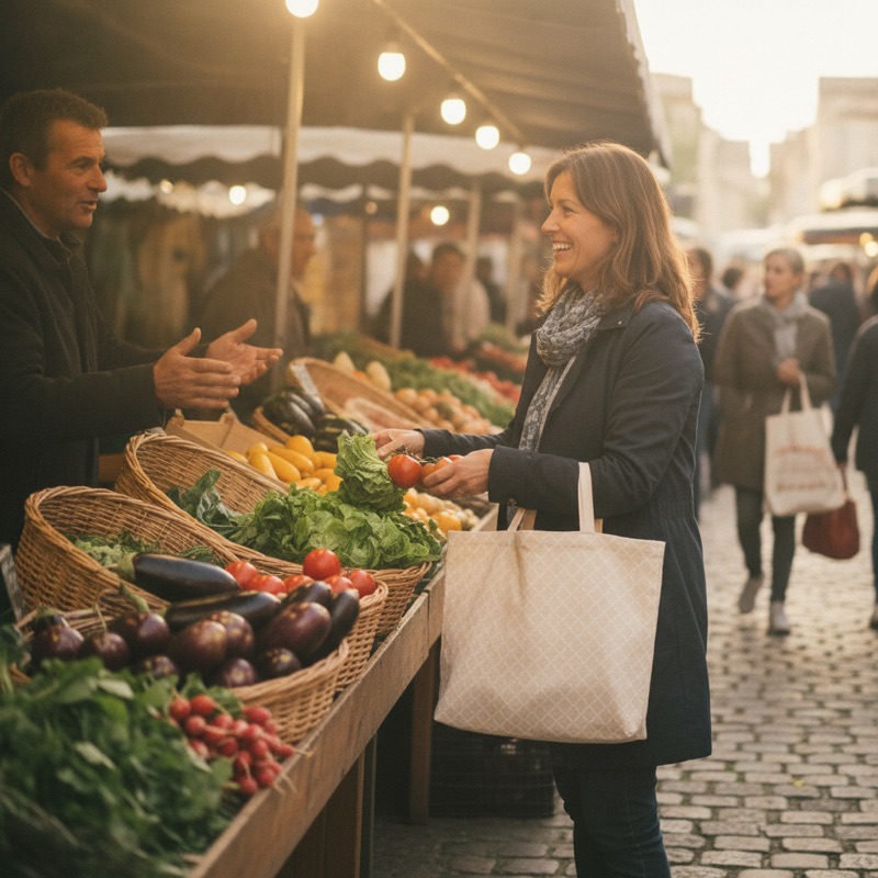 Des courses bio et locales